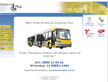 Tablet Screenshot of consorcioplus.com.br
